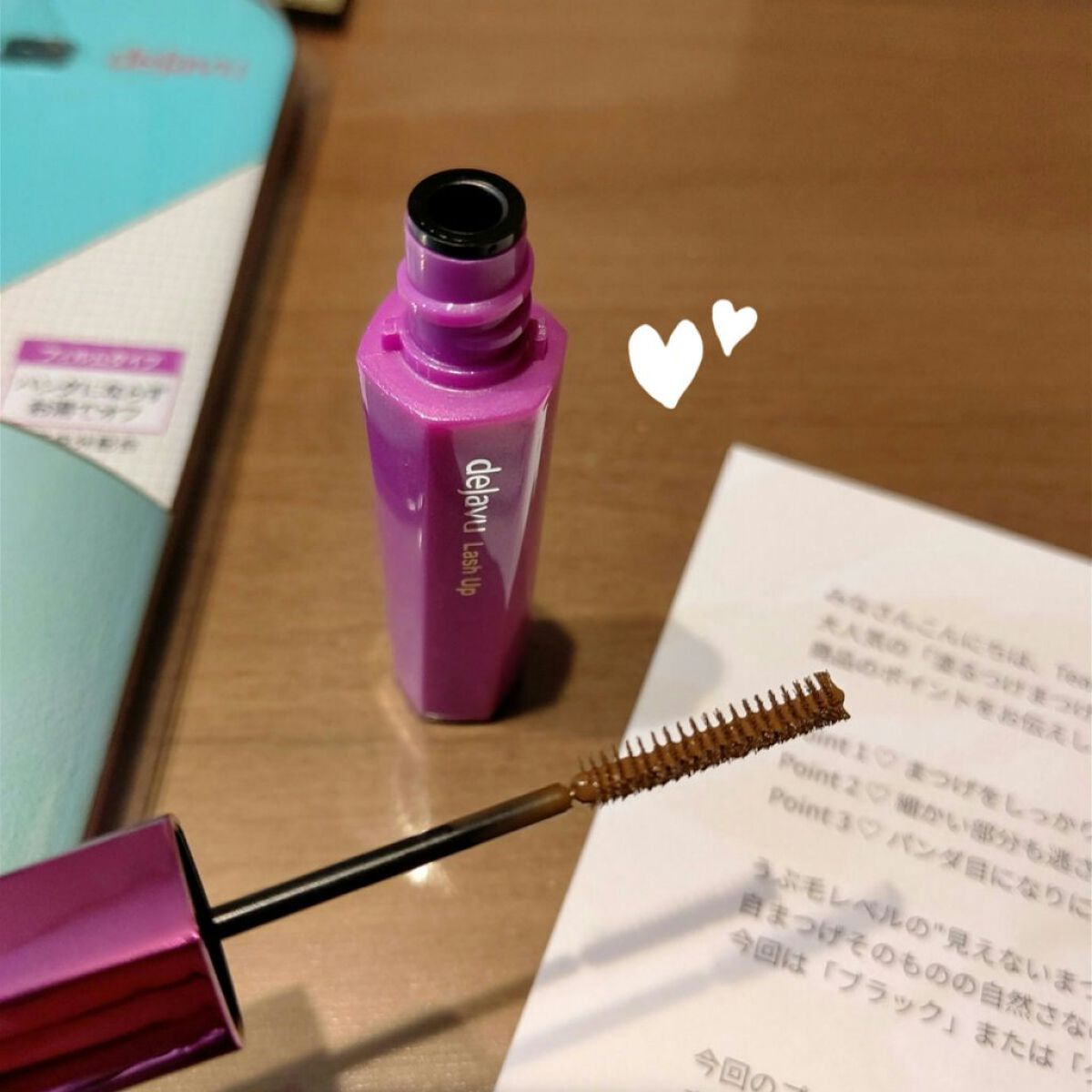 「塗るつけまつげ」自まつげ際立てタイプ/デジャヴュ/マスカラを使ったクチコミ（2枚目）