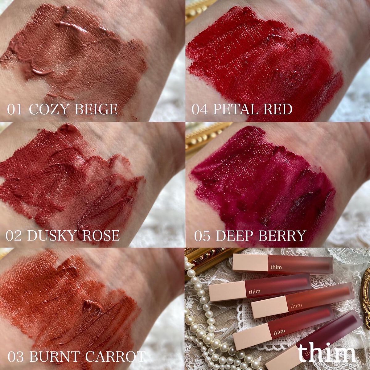 シアーマットリキッドリップ/thim/口紅を使ったクチコミ(8枚目)