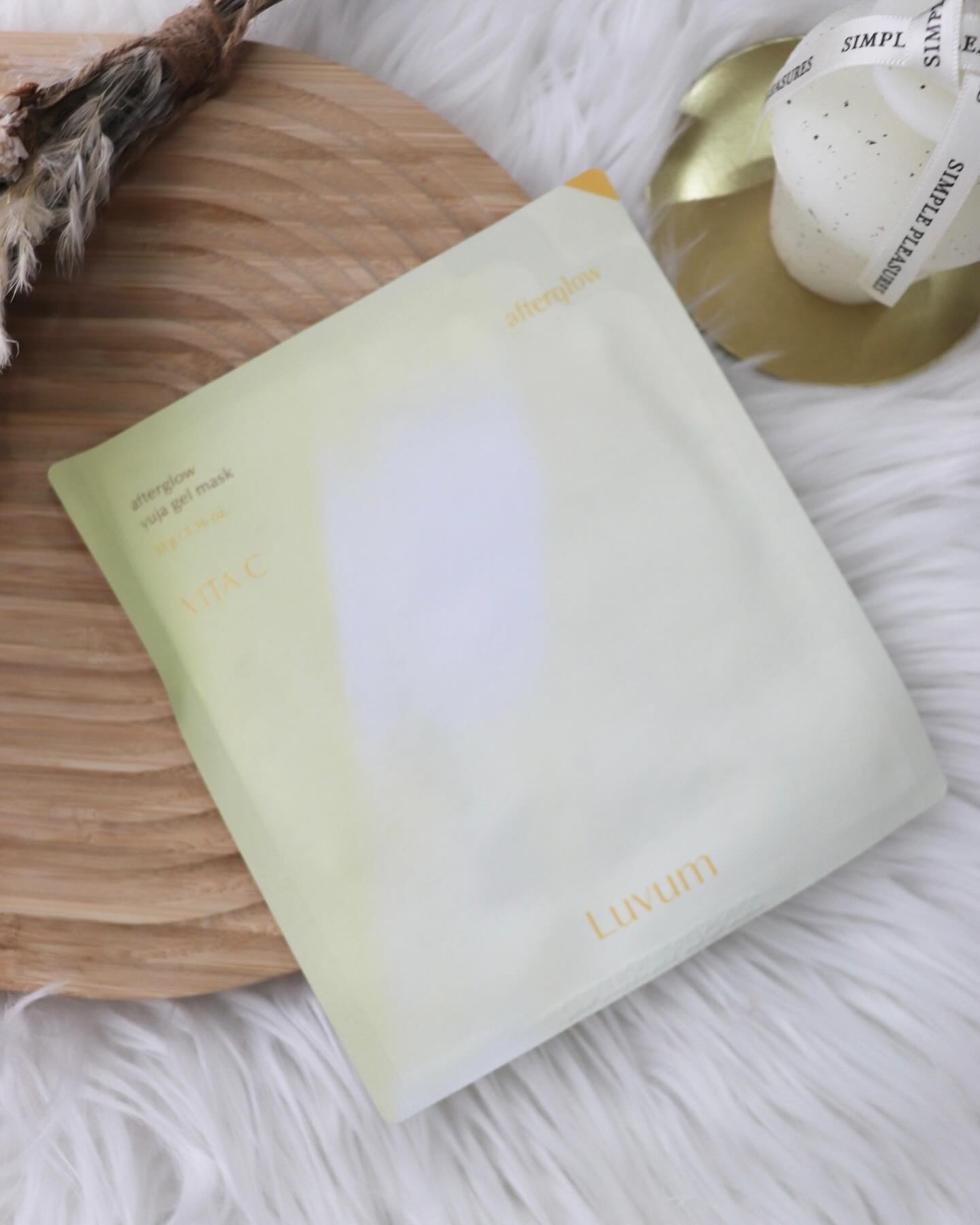 ラビューム アフターグロウ ゆずゲルマスク/Luvum/シートマスク・パックを使ったクチコミ（2枚目）