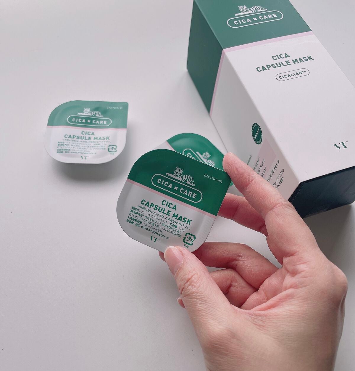CICA カプセルマスク/VT/洗い流すパック・マスクを使ったクチコミ(3枚目)