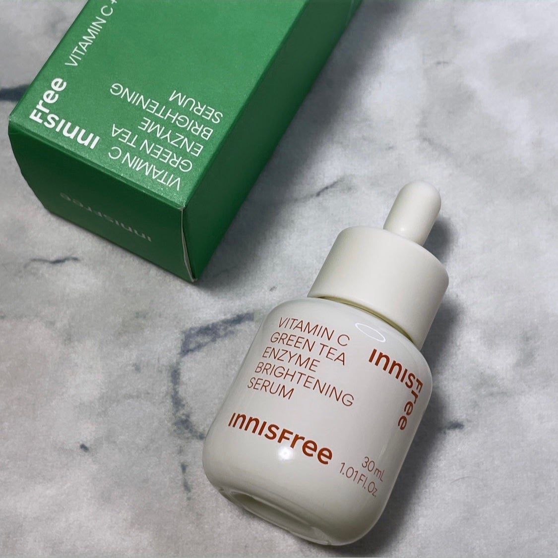 ビタC グリーンティーエンザイム ブライト セラム/innisfree/美容液を使ったクチコミ(1枚目)