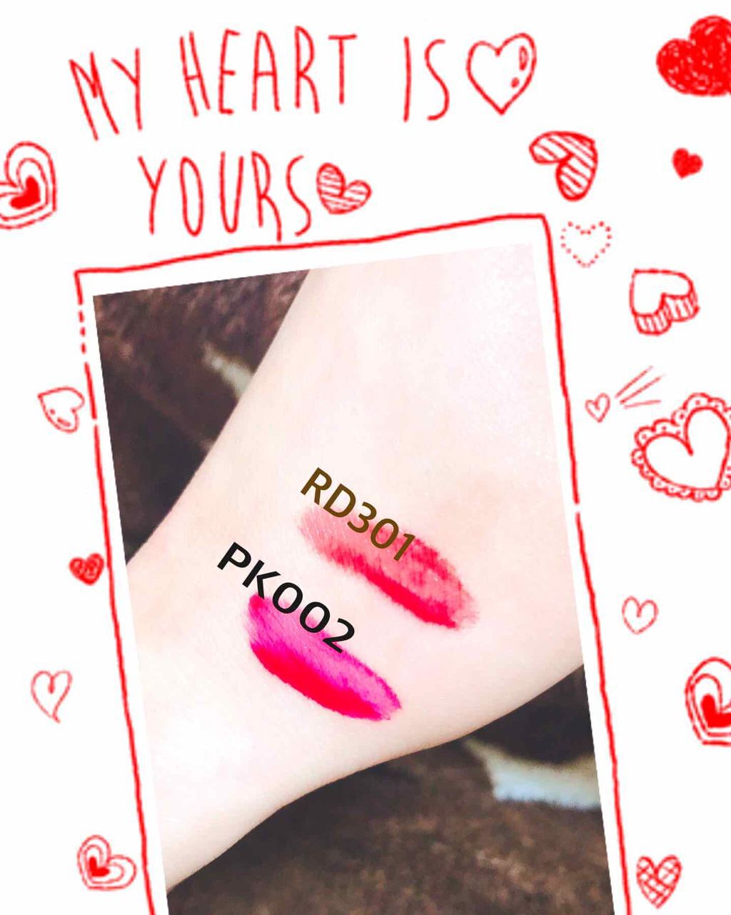 ディアダーリン ウォータージェルティント/ETUDE/リップティントを使ったクチコミ（2枚目）