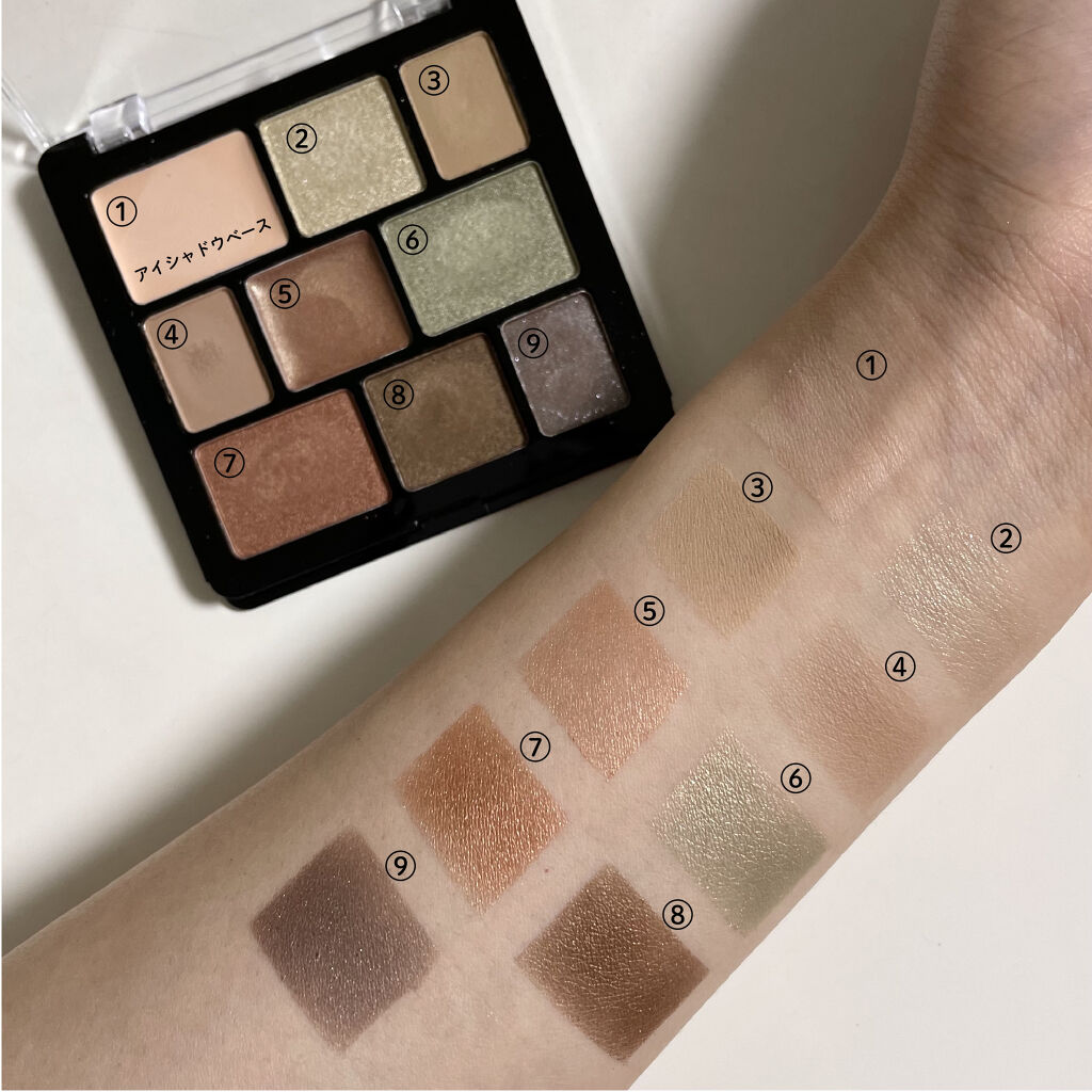 GENE TOKYO ムードアイシャドウパレット/DAISO/アイシャドウパレットを使ったクチコミ（3枚目）