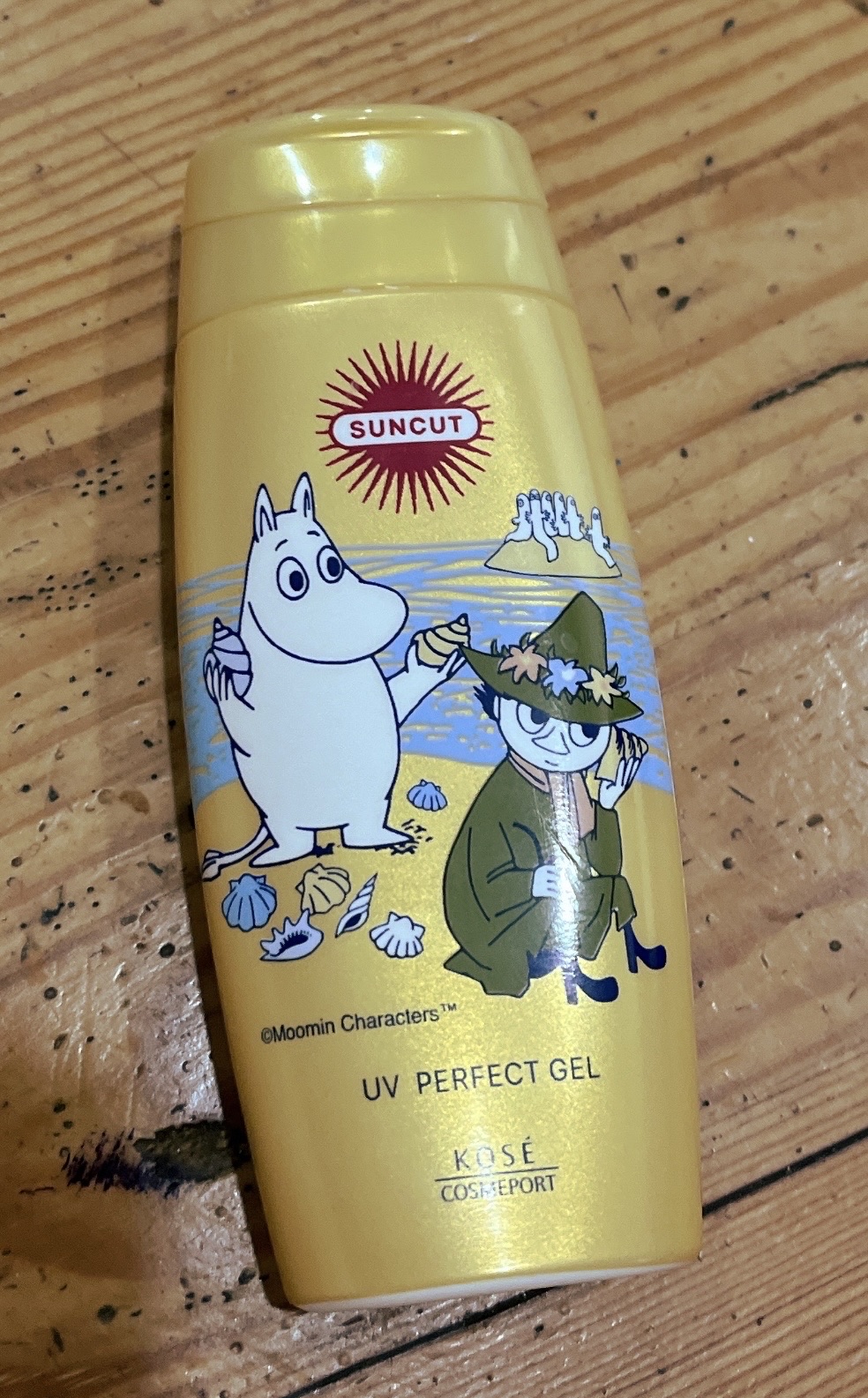 サンカットR パーフェクトUV ジェル ムーミン限定デザイン（80g）/サンカット®/日焼け止めジェルを使ったクチコミ（1枚目）