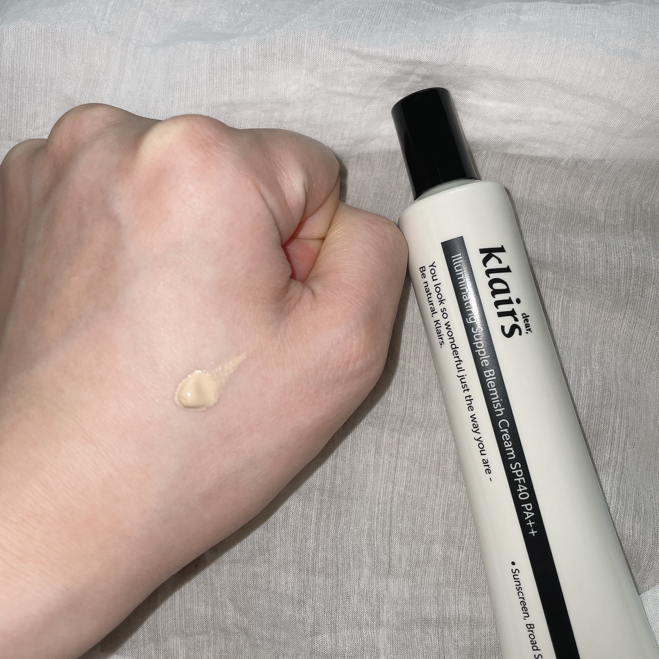 イルミネーティングサプルブレミッシュクリーム(40ml)/Klairs/化粧下地を使ったクチコミ（3枚目）