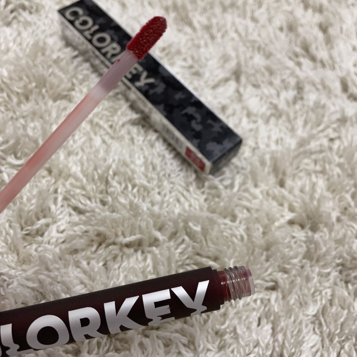 シャインミラーティント/COLORKEY/リップティントを使ったクチコミ（3枚目）