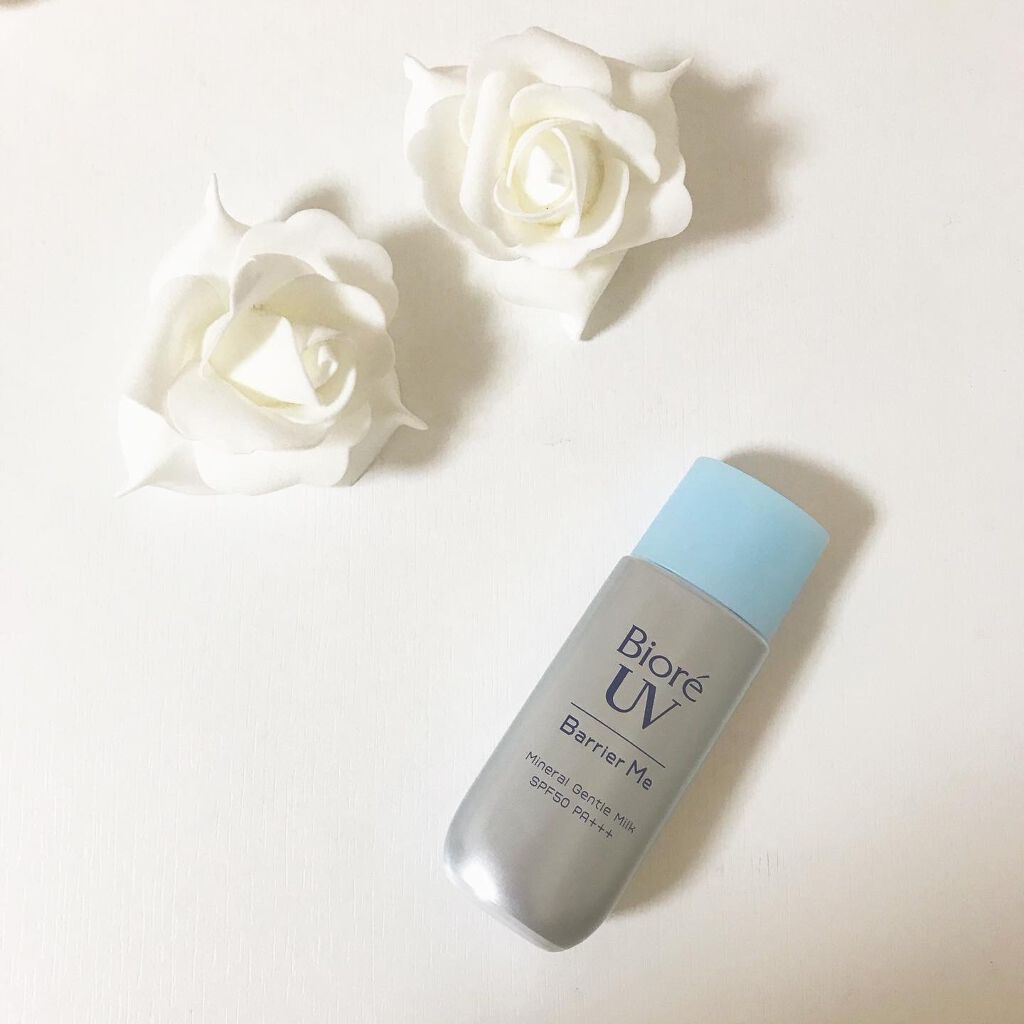 ビオレUV バリア・ミー ミネラルジェントルミルク/ビオレ/日焼け止めミルクを使ったクチコミ(1枚目)