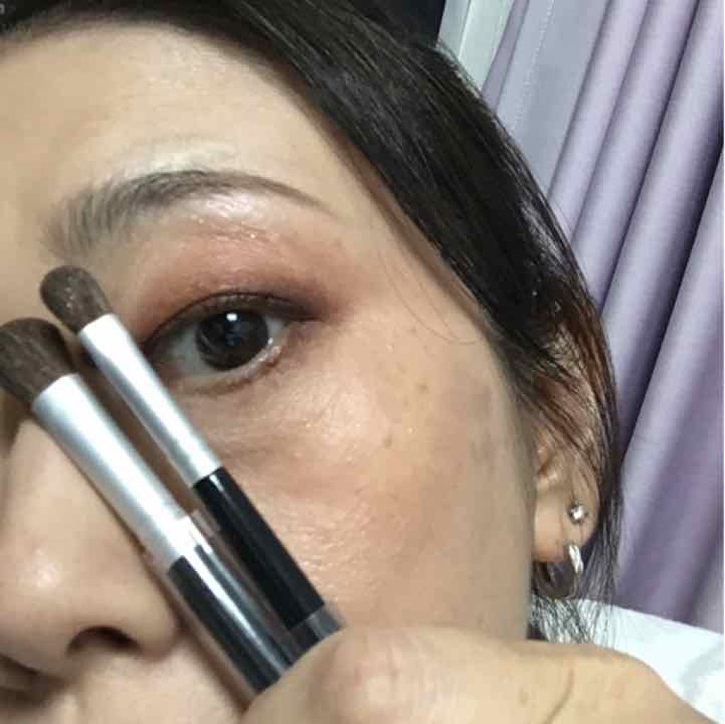 熊野筆 アイシャドウ用/ロージーローザ/メイクブラシを使ったクチコミ(2枚目)