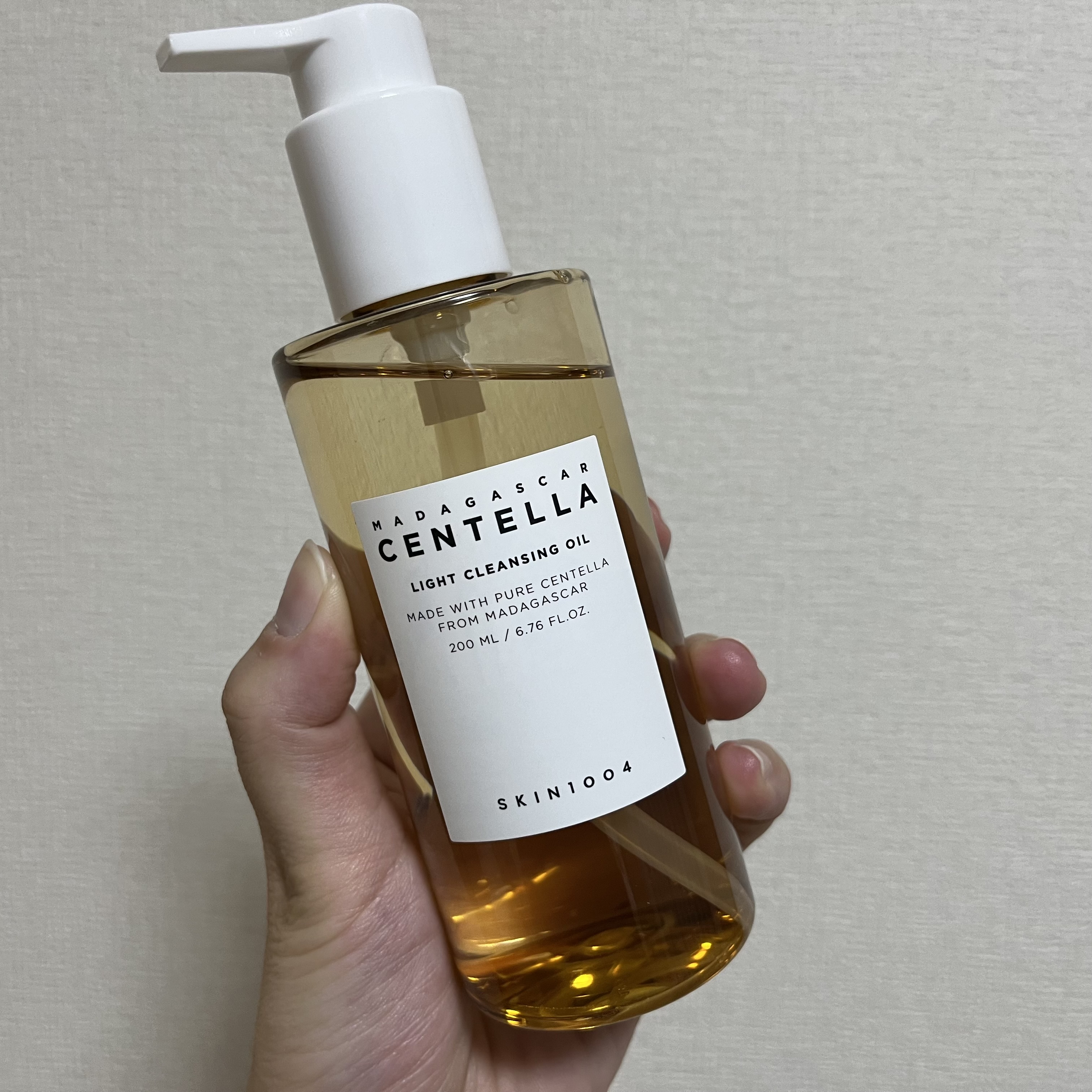 センテラ ライトクレンジングオイル/SKIN1004/オイルクレンジングを使ったクチコミ（1枚目）
