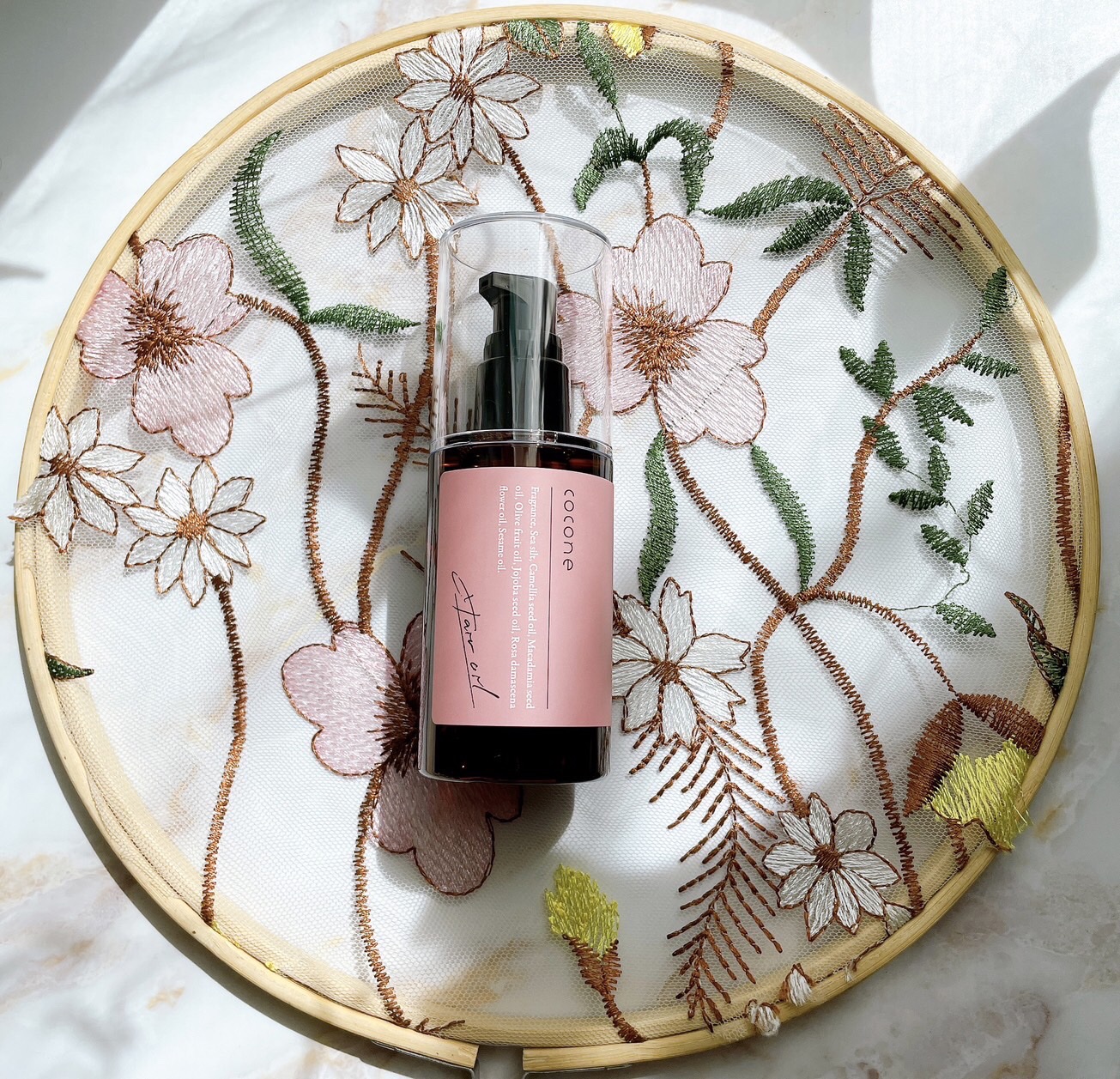 ヘアエッセンスオイル（スムース）/cocone/ヘアオイルを使ったクチコミ（1枚目）