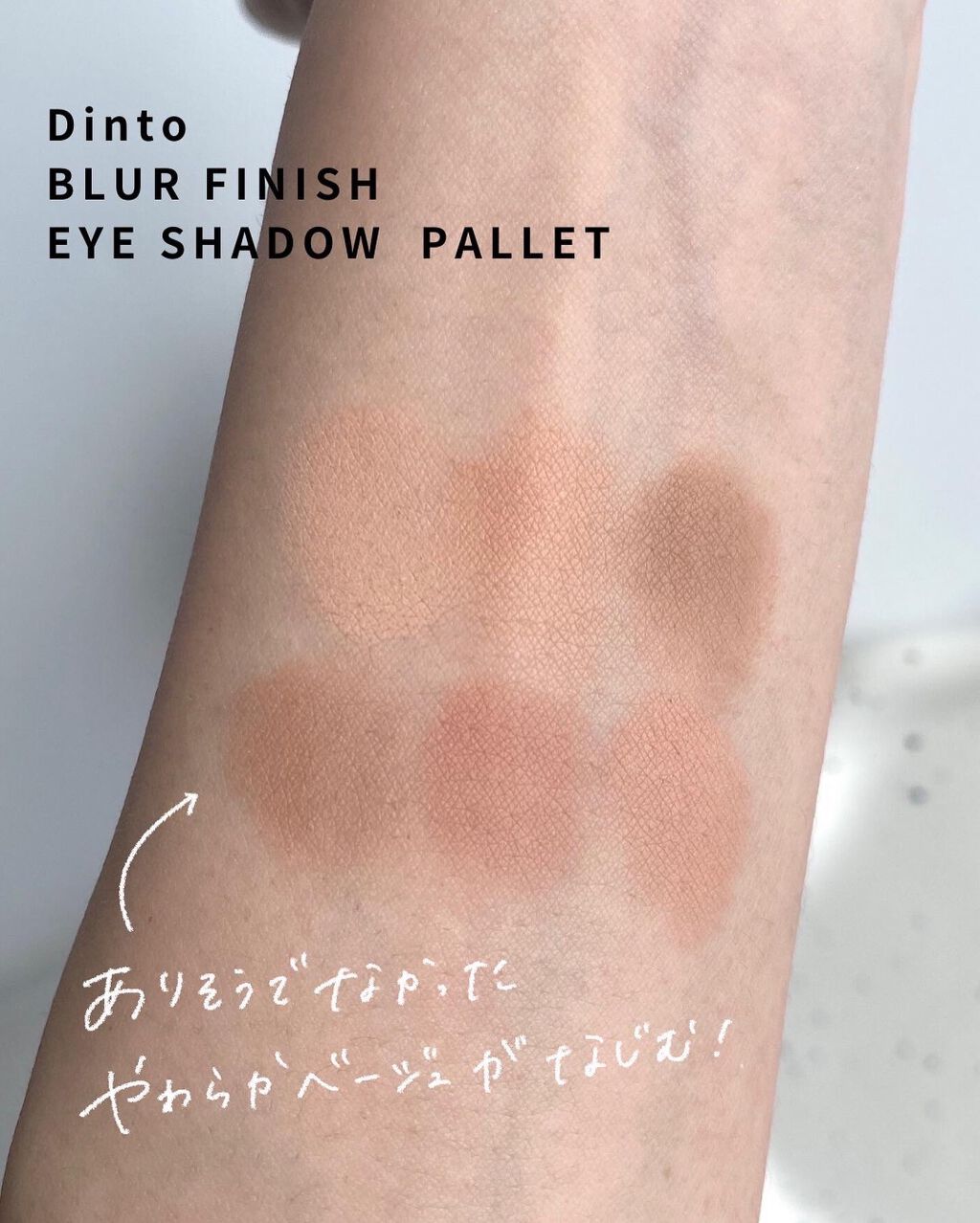 ブラーフィニシュシャドウパレット/Dinto/アイシャドウパレットを使ったクチコミ(2枚目)