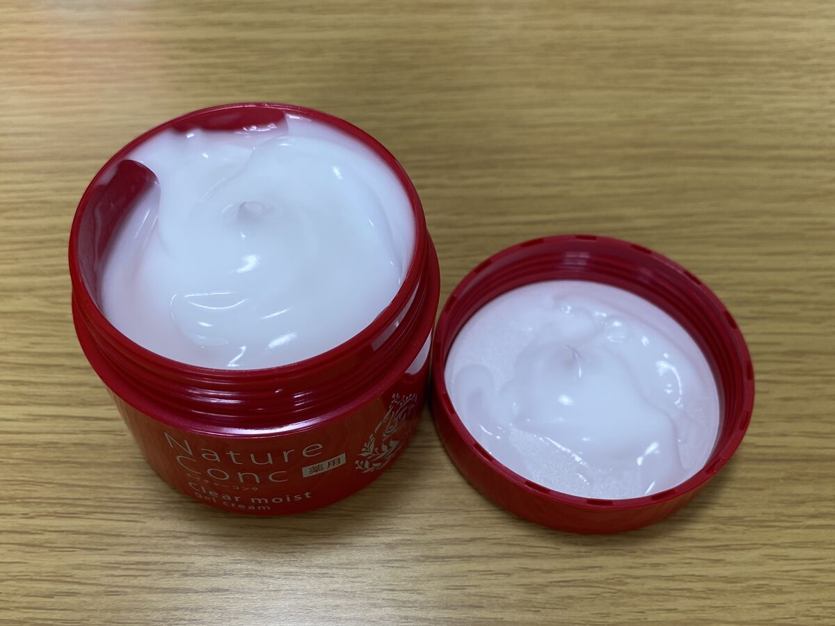 ネイチャーコンク 薬用クリアモイストジェルクリーム/ネイチャーコンク/オールインワン化粧品を使ったクチコミ（3枚目）