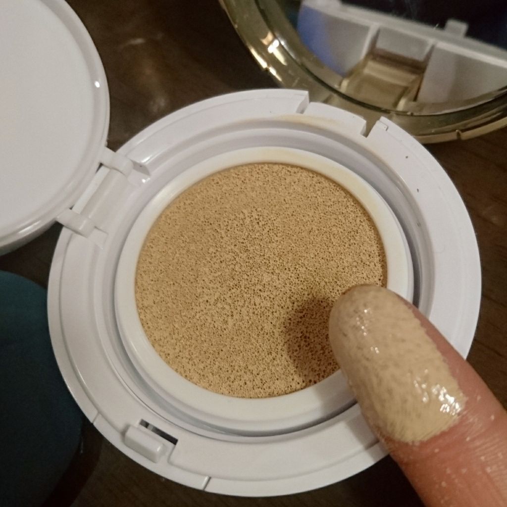 M クッション ファンデーション(モイスチャー)/MISSHA/クッションファンデーションを使ったクチコミ（2枚目）