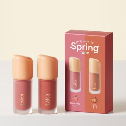 フルーティーグラムティント ミニデュオ/Laka/リップティントを使ったクチコミ(1枚目)