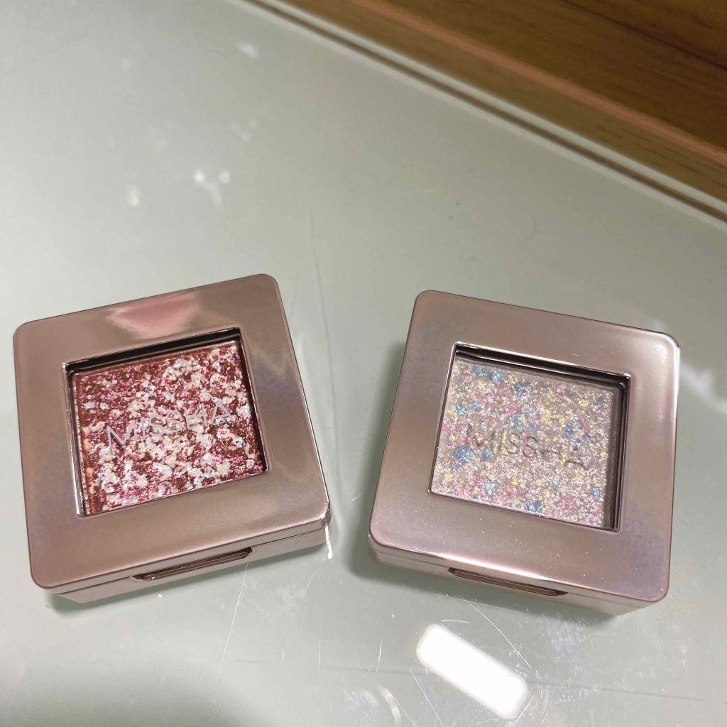 グリッタープリズム シャドウ/MISSHA/グリッターを使ったクチコミ(1枚目)