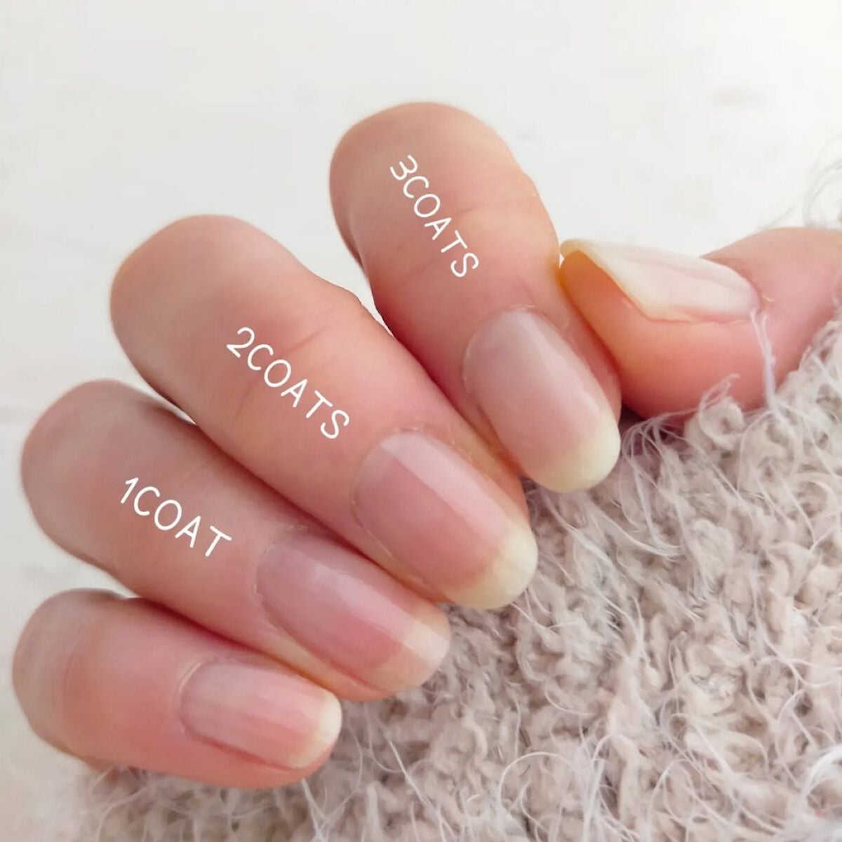 あちゃみん on LIPS 「·ディーアップファンデーション『ピュアミルク』で素爪風ネイルや..」(2枚目)