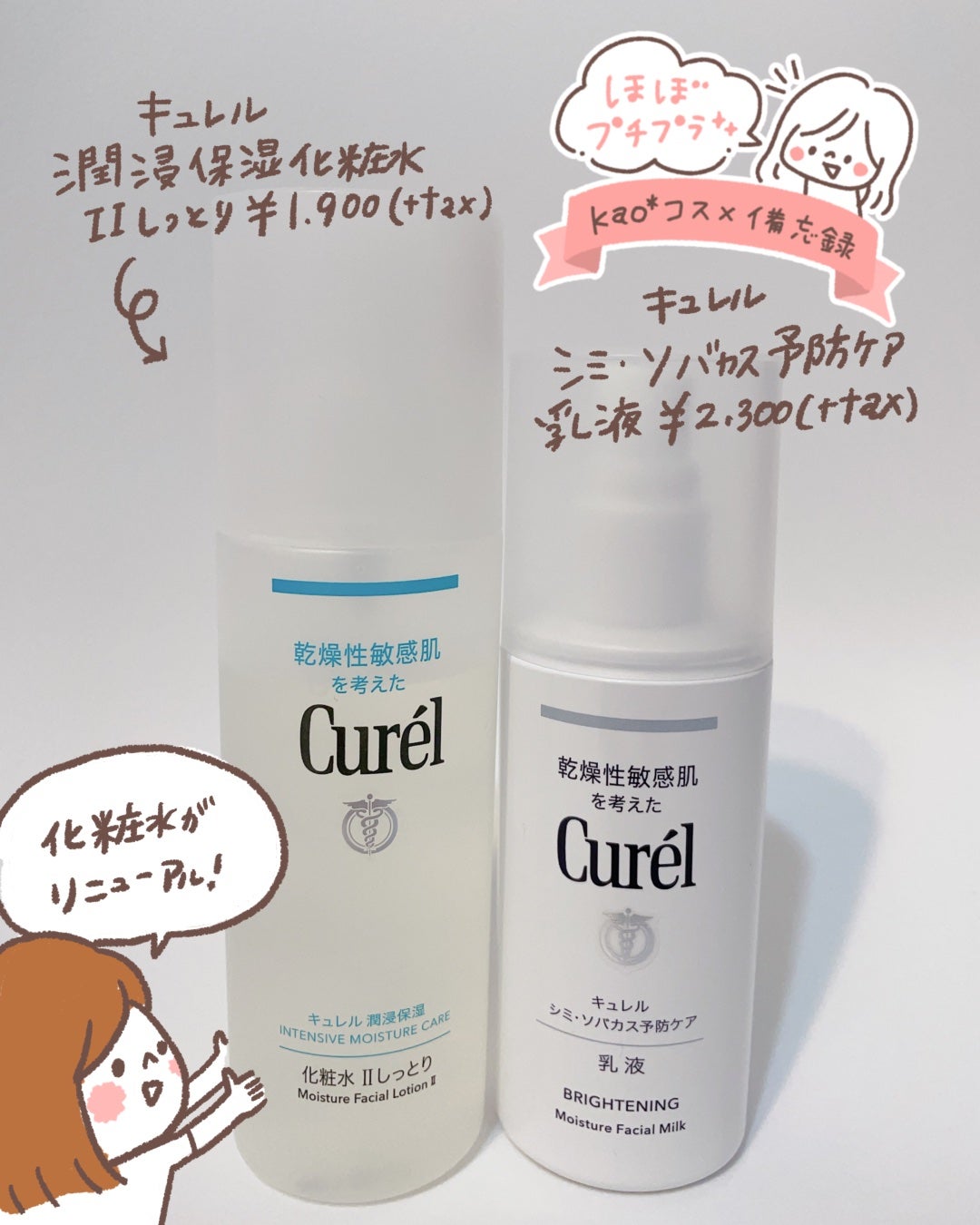 【セット売り】キュレル 化粧水 II 150ml、乳液