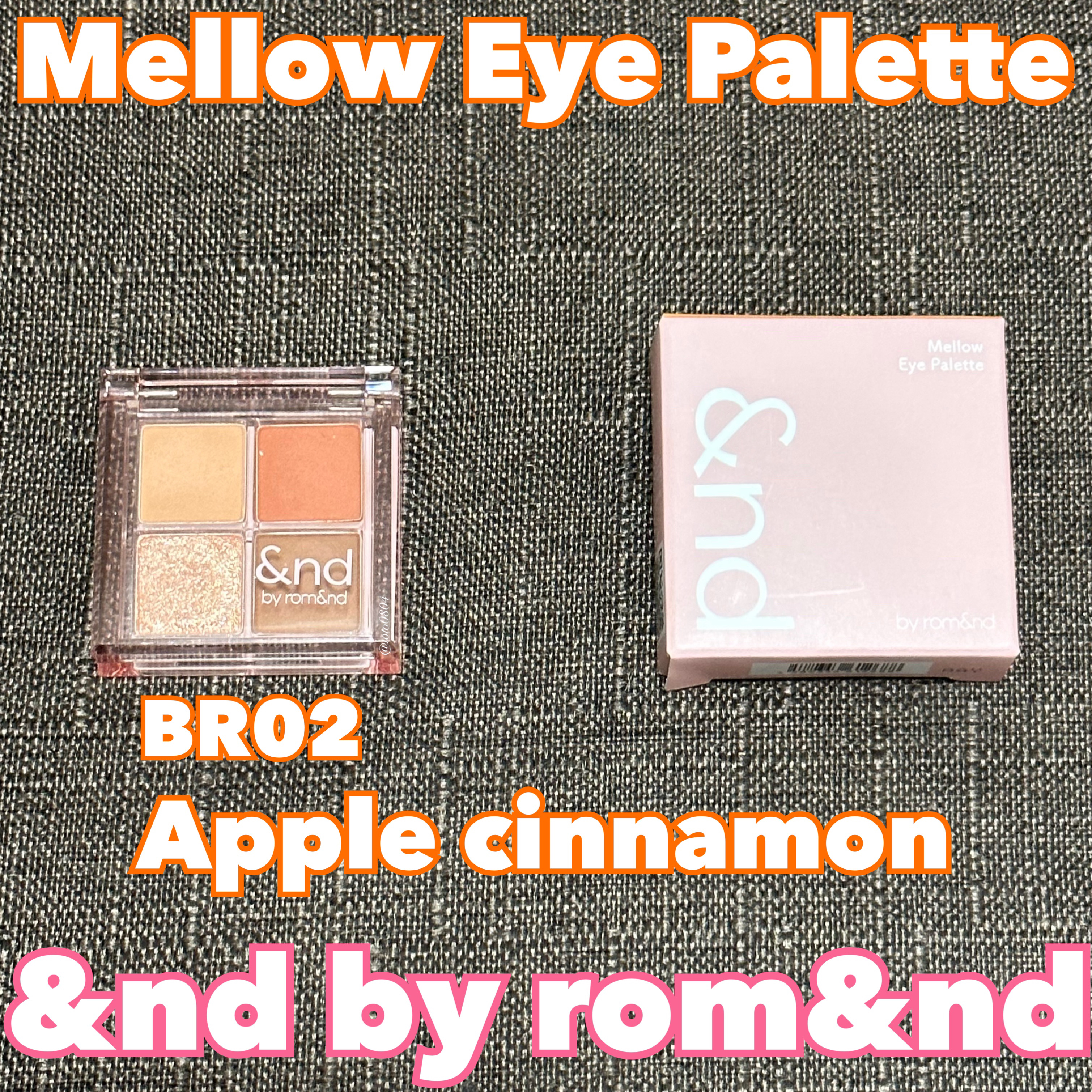 アンドバイロムアンド　メロウアイパレット/&nd by rom&nd/アイシャドウパレットを使ったクチコミ（1枚目）