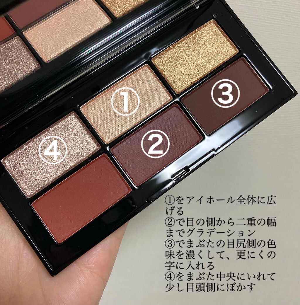 サンジェルマンデプレ アイシャドーパレット/NARS/アイシャドウパレットを使ったクチコミ(3枚目)