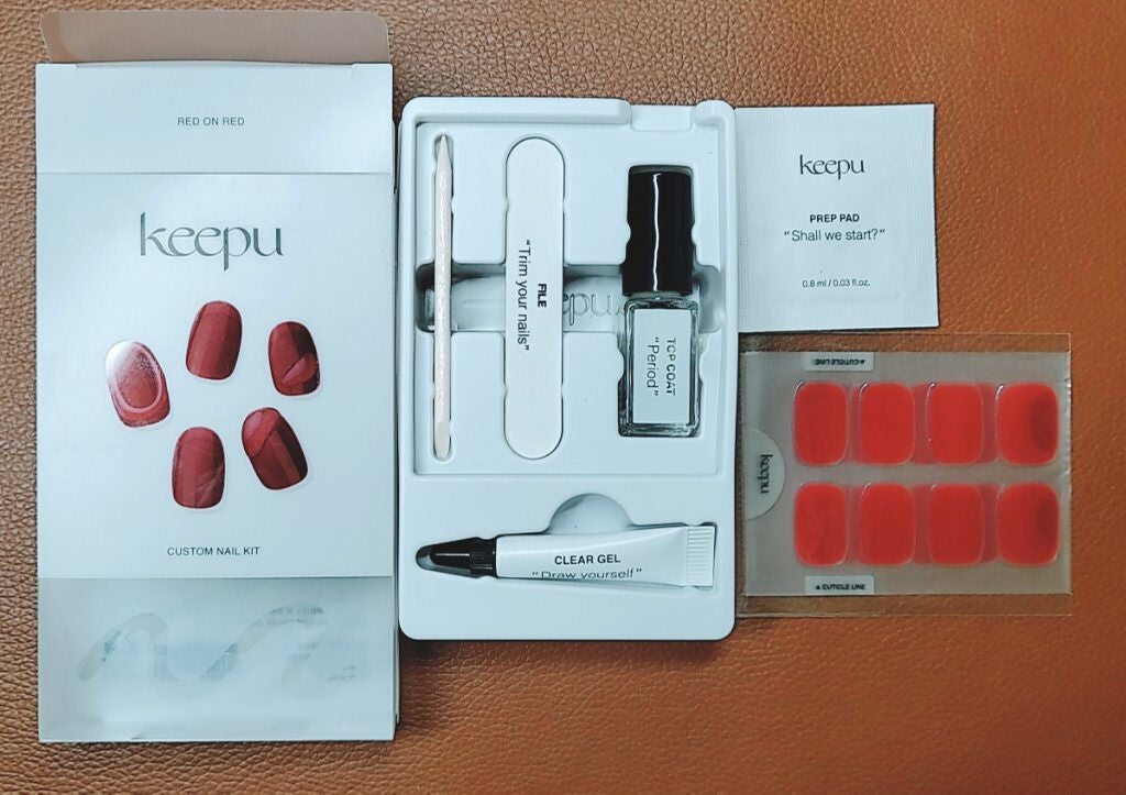 Bonheur on LIPS 「セルフカスタム★ネイルシールキットキープューKEEPU◆構成品..」(2枚目)