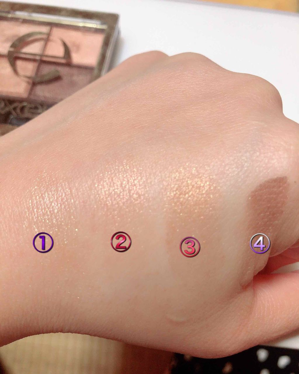 スキニーリッチシャドウ/excel/アイシャドウパレットを使ったクチコミ(3枚目)