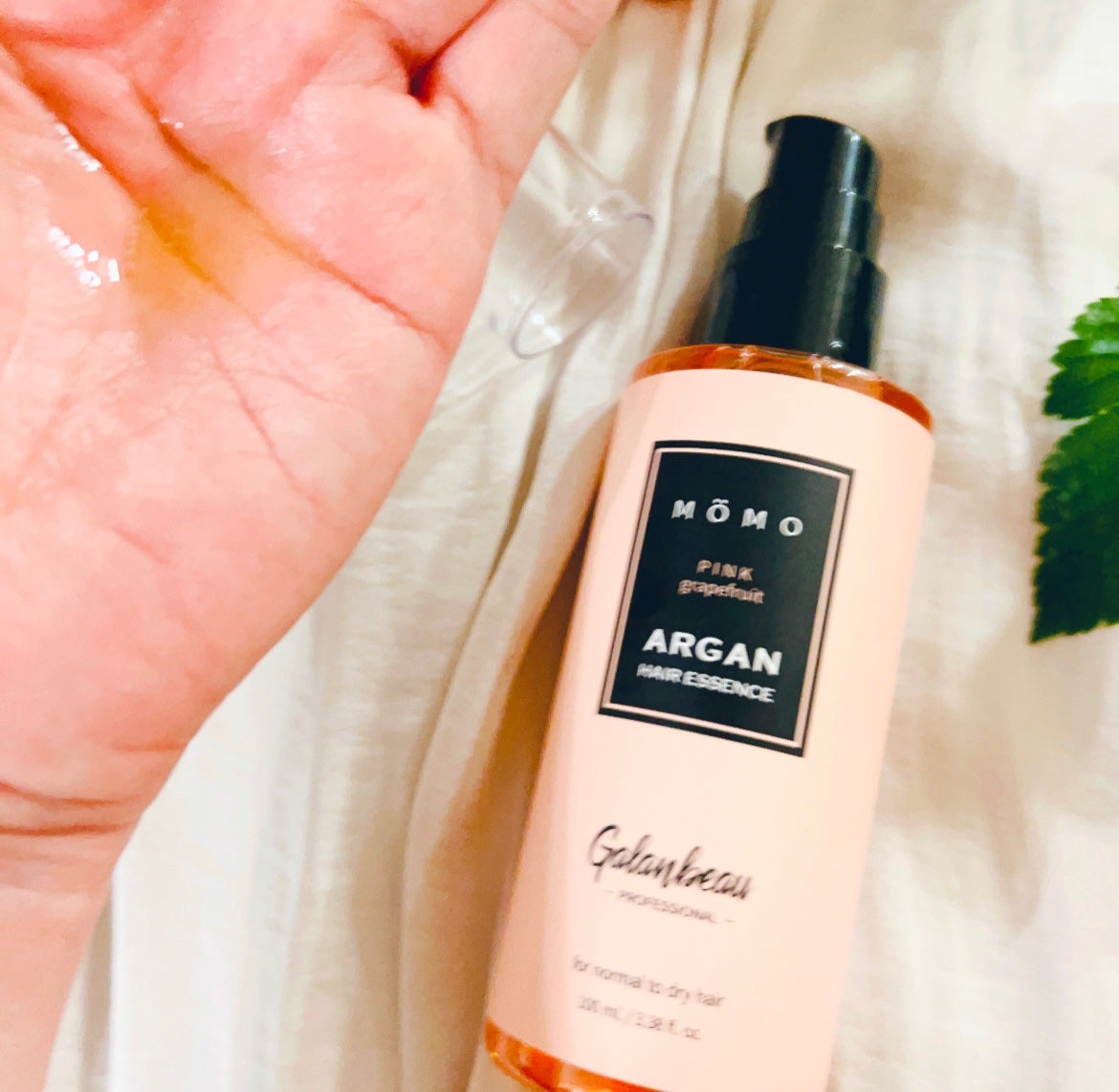 モモアルガンヘアエッセンス/ガランビュー/ヘアオイルを使ったクチコミ(2枚目)