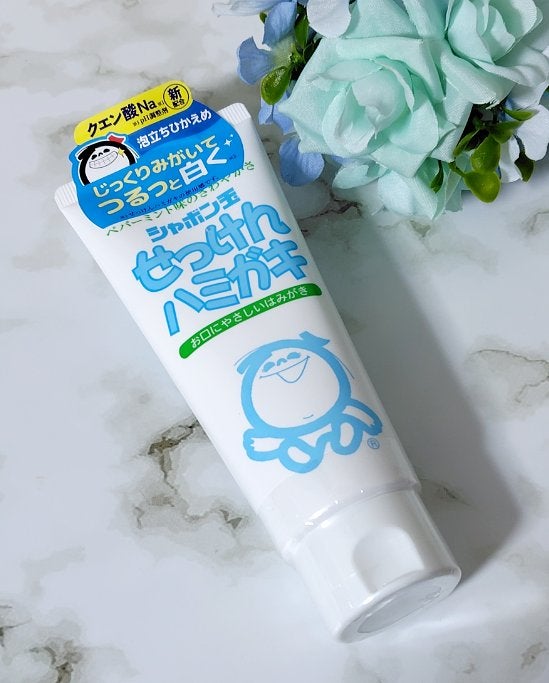 シャボン玉せっけんハミガキ/シャボン玉石けん/歯磨き粉を使ったクチコミ(1枚目)