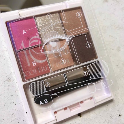 6セレクションアイズ/コフレドール/アイシャドウパレットを使ったクチコミ(2枚目)