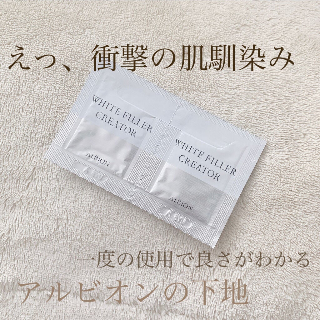 アルビオン ホワイトフィラー クリエイター/ALBION/化粧下地を使ったクチコミ(1枚目)