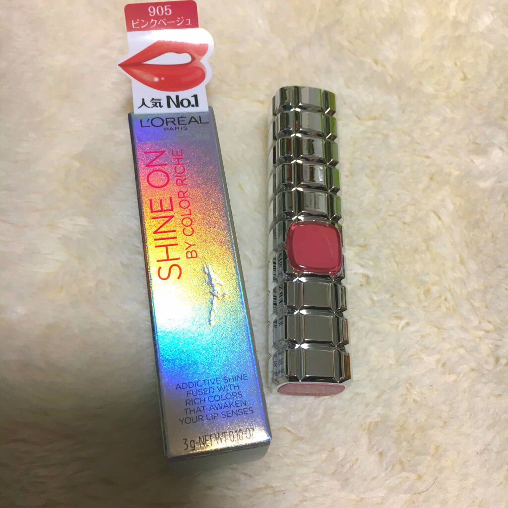シャインオン/ロレアル パリ/口紅を使ったクチコミ(1枚目)