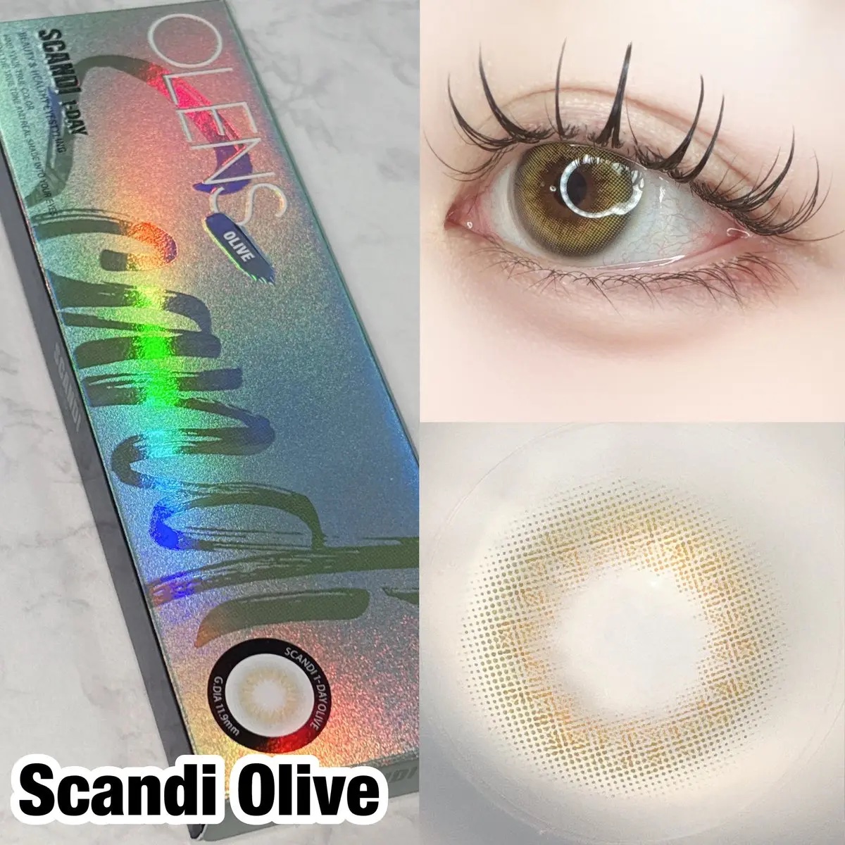 Ending 1day/OLENS/ワンデー（１DAY）カラコンを使ったクチコミ（3枚目）