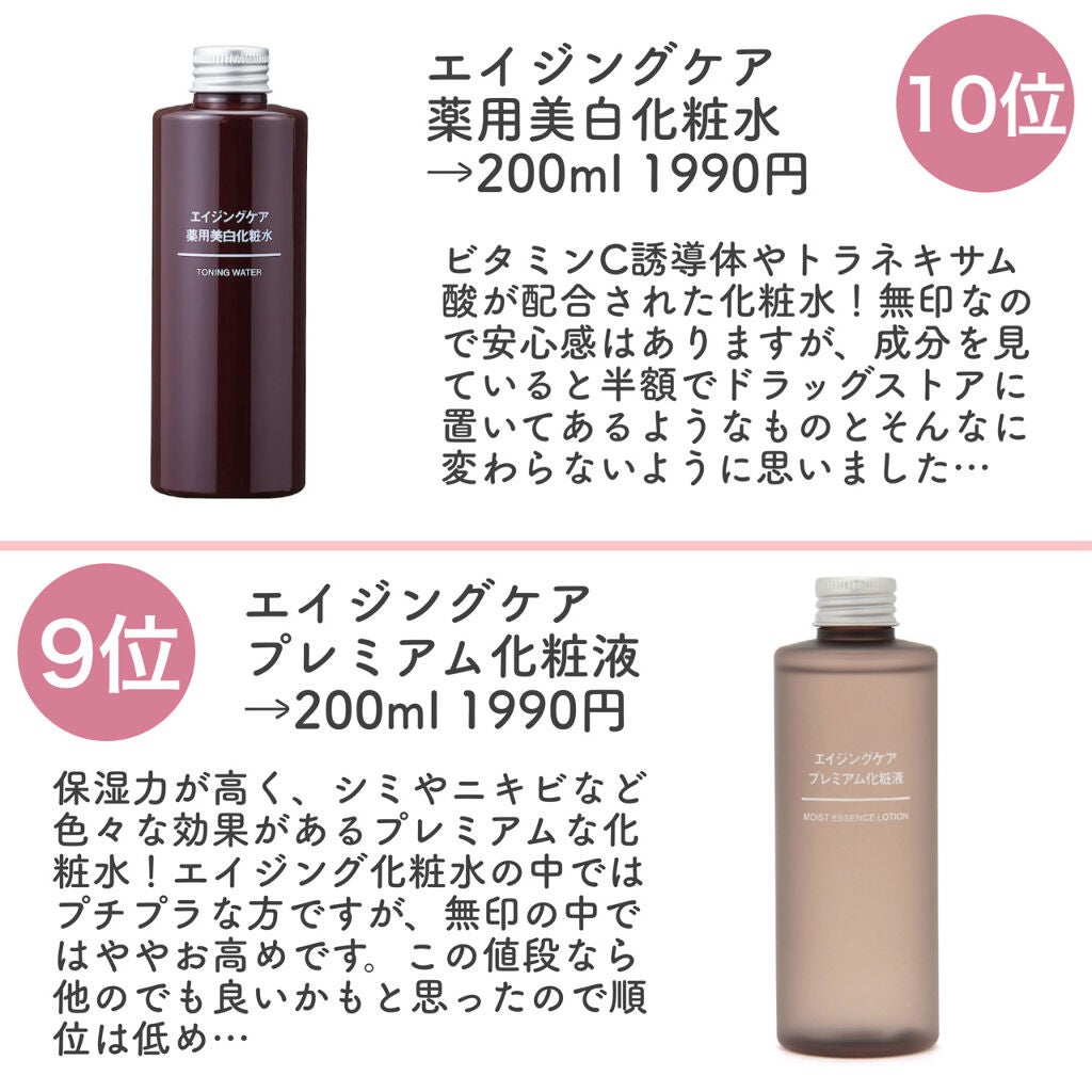 エイジングケア薬用美白化粧水 400ml / 無印良品(MUJI) | LIPS