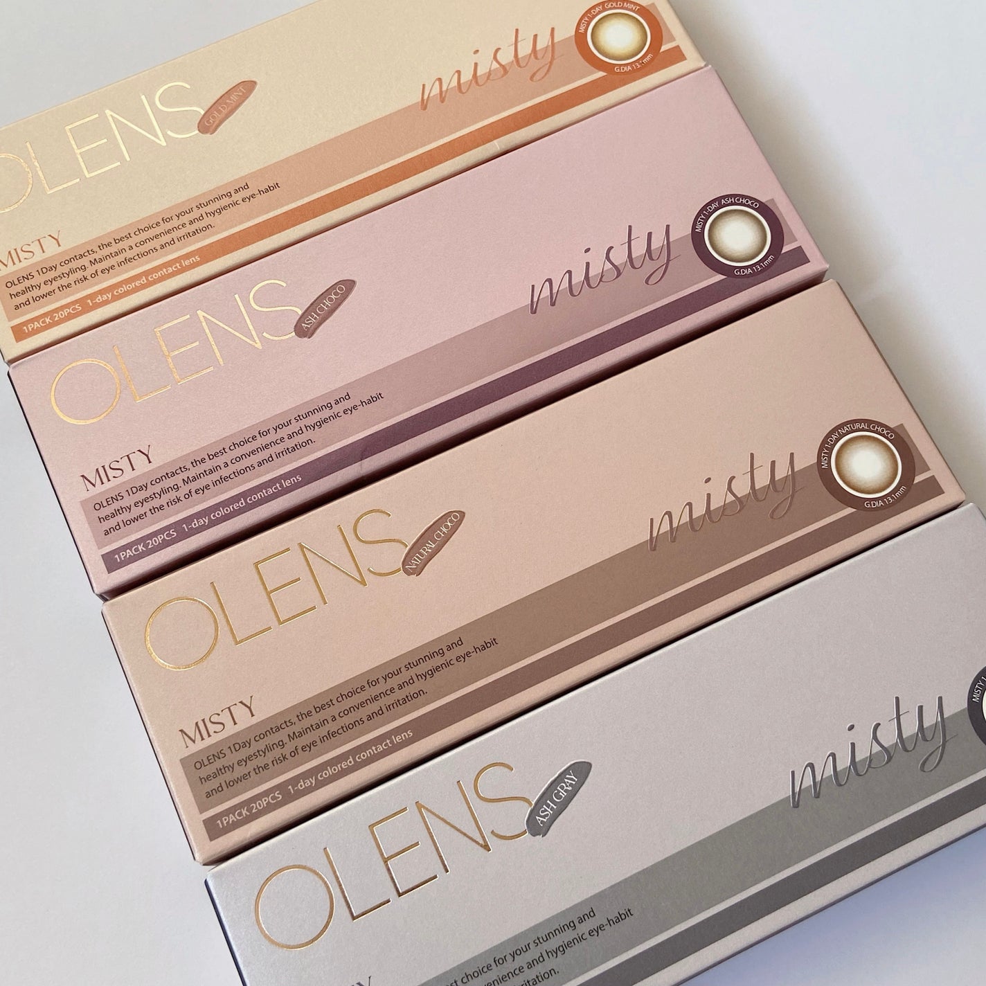 ミスティワンデー/OLENS/カラーコンタクトレンズを使ったクチコミ(8枚目)