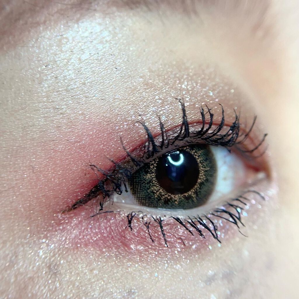 プレスド アイシャドー（レフィル） P ミディアムピンク 148/shu uemura/単色アイシャドウを使ったクチコミ（2枚目）