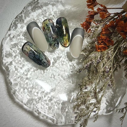 マグネティックアートジェル グレーシリーズ/mon petit lapin/ジェルネイルを使ったクチコミ(3枚目)