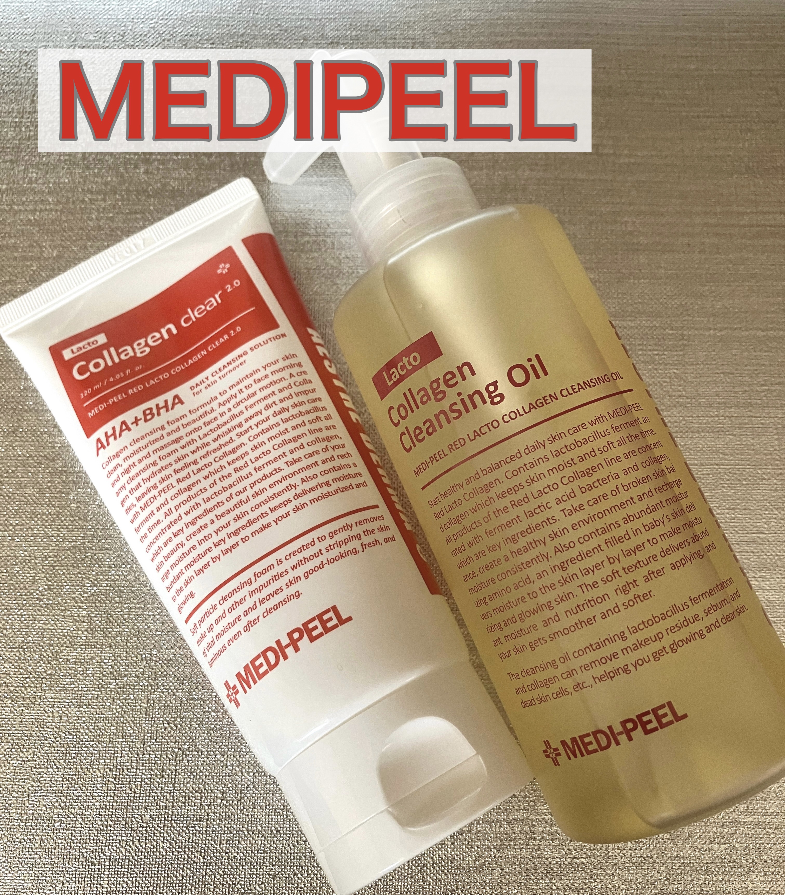 レッドラクトコラーゲンクレンジングオイル/MEDIPEEL/オイルクレンジングを使ったクチコミ（1枚目）