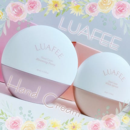 パフュームハンドクリームホワイトアプリコット/LUAFEE/ハンドクリームを使ったクチコミ(1枚目)