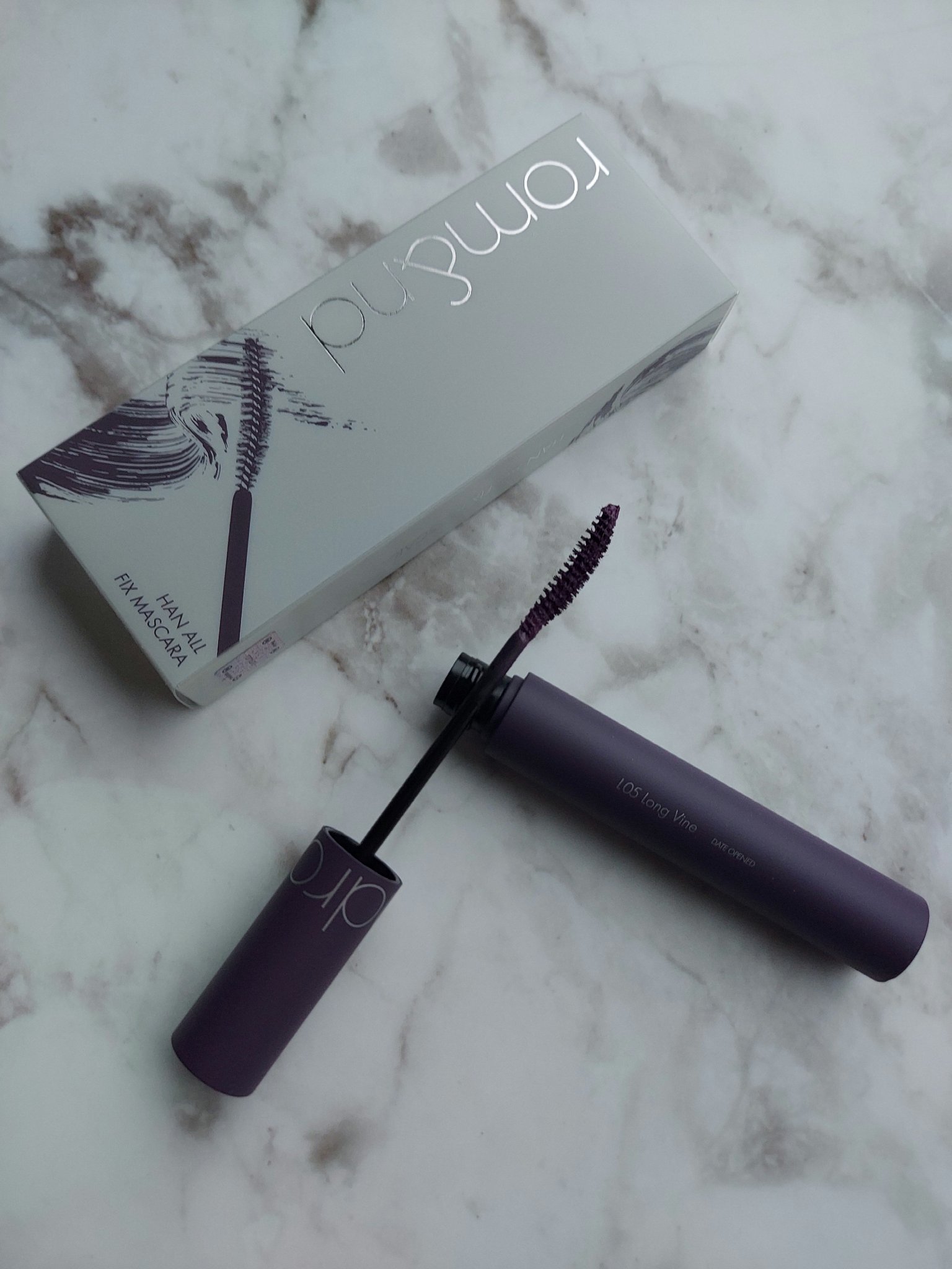 ハンオールフィックスマスカラ L05 ロングバイン(LONG VINE)(日本限定)/rom&nd/マスカラを使ったクチコミ（2枚目）