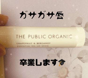 オーガニック認証 精油リップスティック スーパーポジティブ ライズ/THE PUBLIC ORGANIC/リップケア・リップクリームを使ったクチコミ（1枚目）