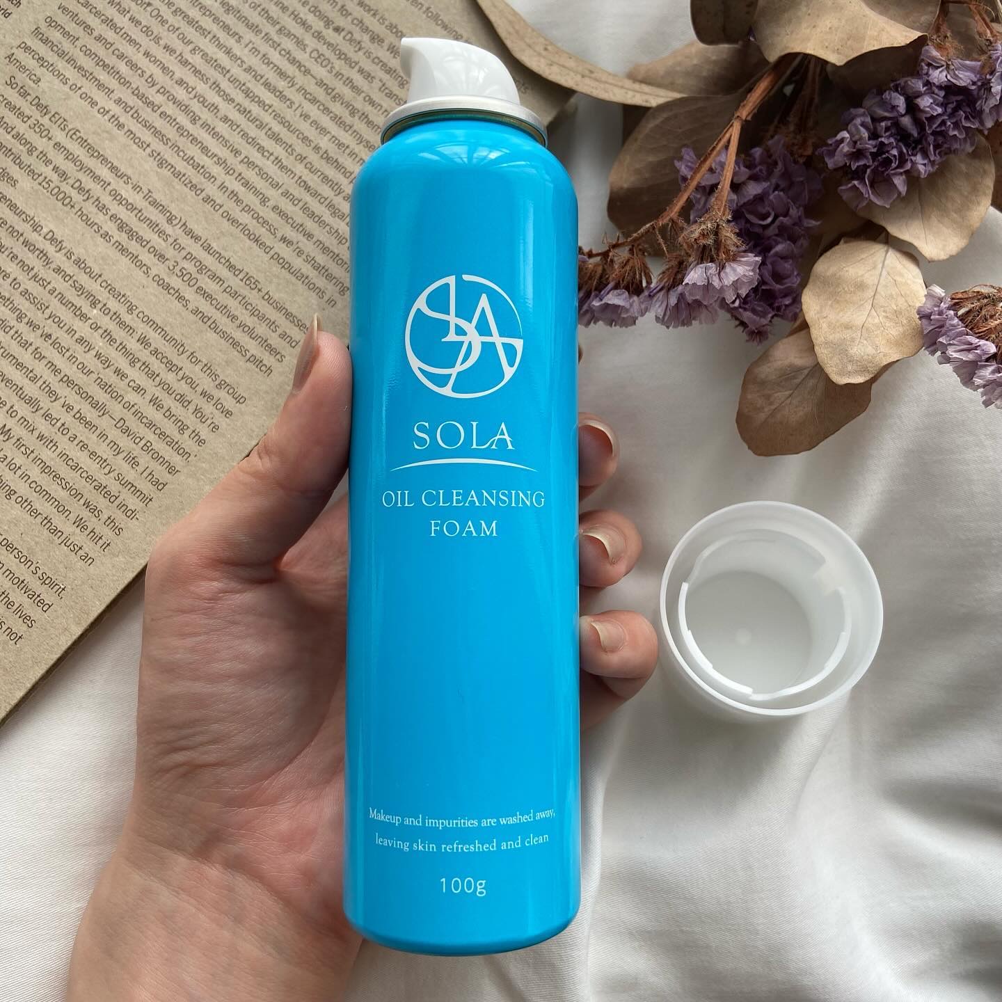  オイルクレンジングフォーム/SOLA/オイルクレンジングを使ったクチコミ（3枚目）