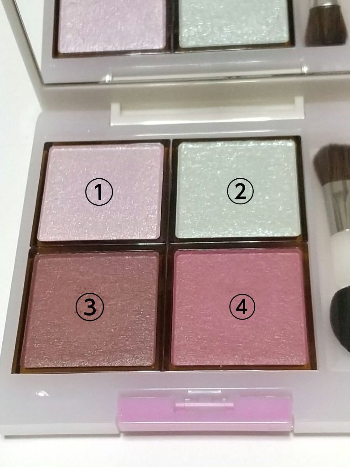 アイプランナーパレット/excel/アイシャドウパレットを使ったクチコミ（3枚目）