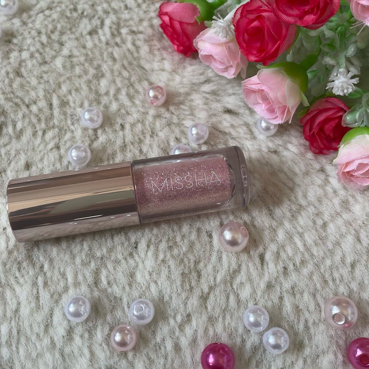 グリッタープリズム リキッド/MISSHA/グリッターを使ったクチコミ（2枚目）