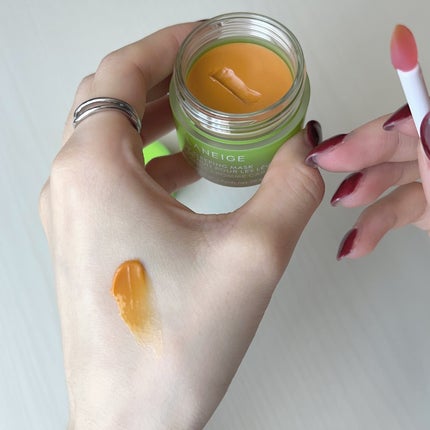 リップスリーピングマスク キャラメルアップル/LANEIGE/リップマスクを使ったクチコミ(5枚目)