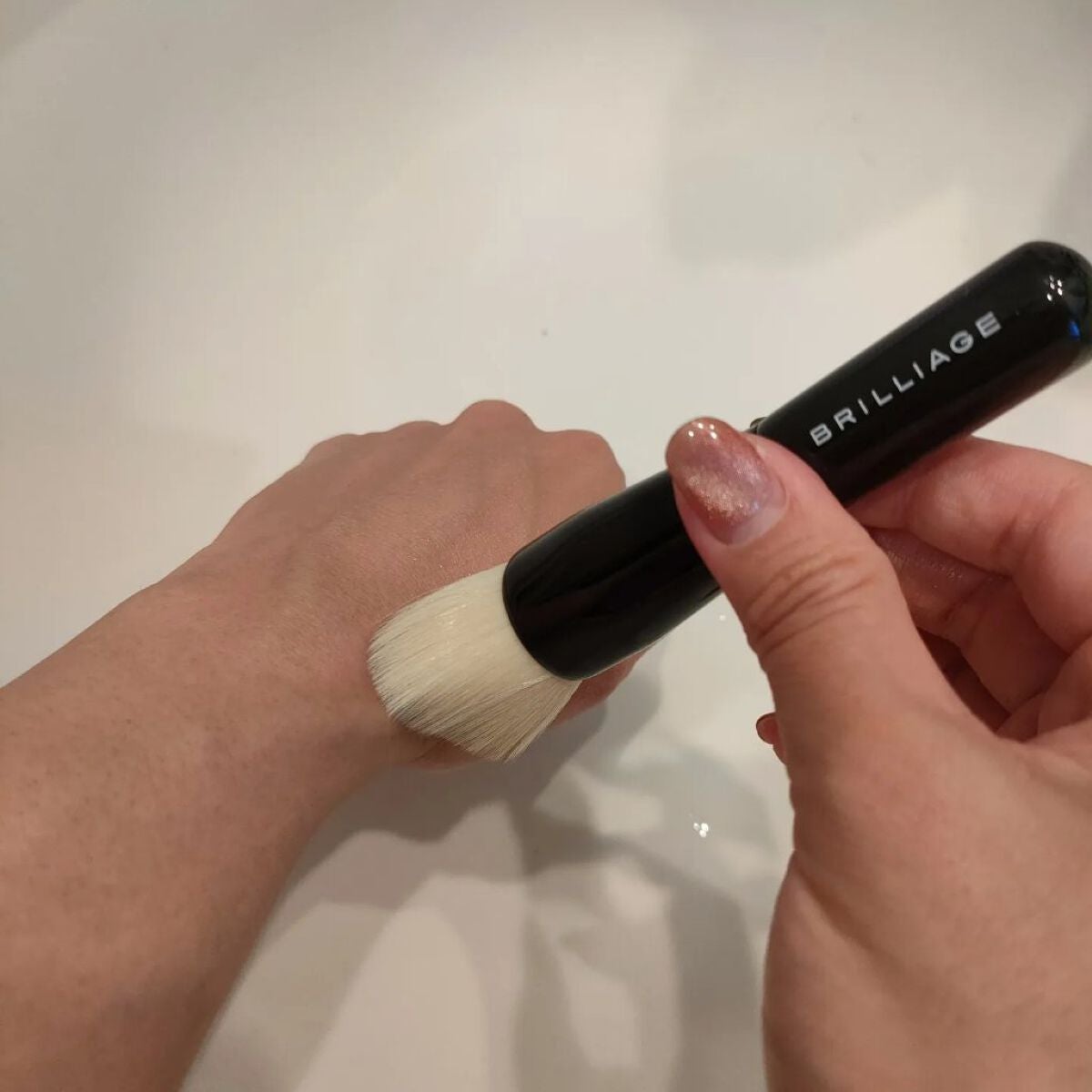 マルチファンデーションブラシ/ブリリアージュ/メイクブラシを使ったクチコミ(3枚目)