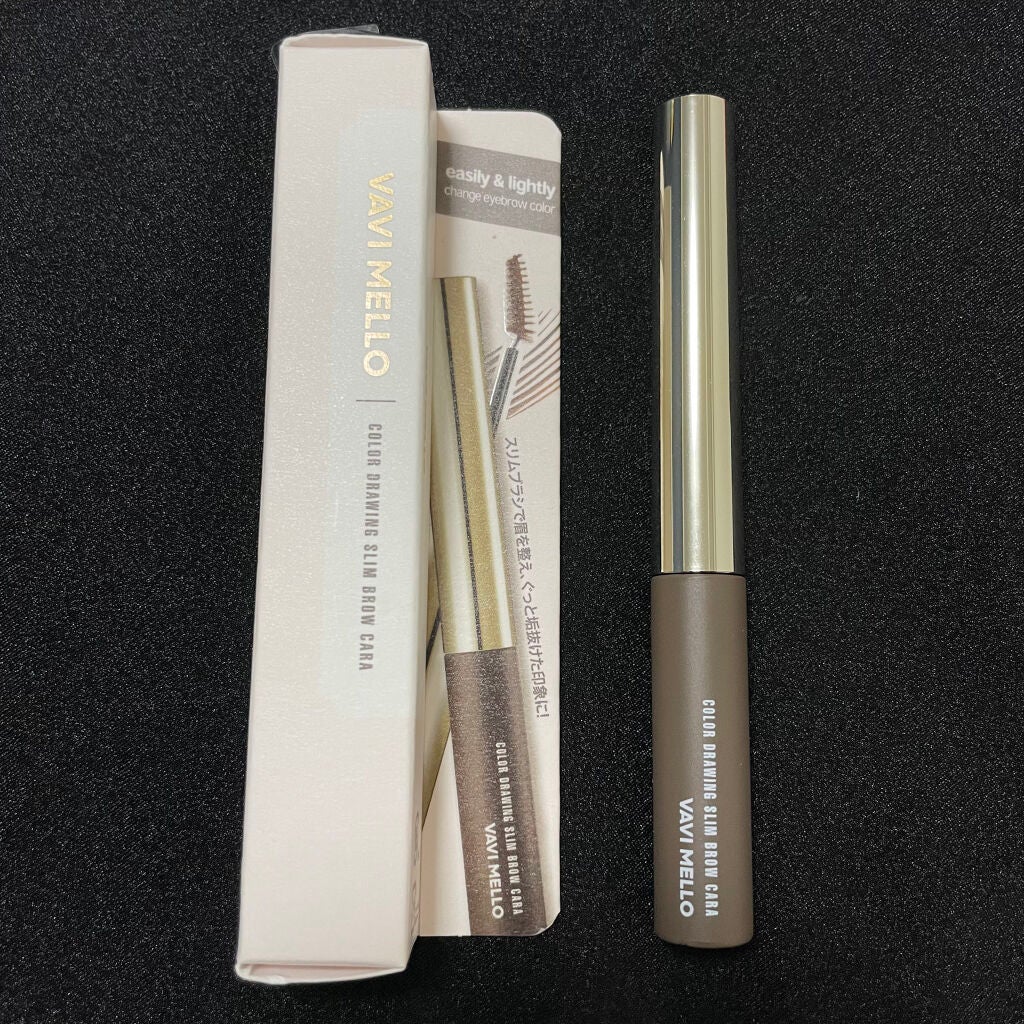 カラードローイングスリムブロウカラ/VAVI MELLO/眉マスカラを使ったクチコミ(2枚目)