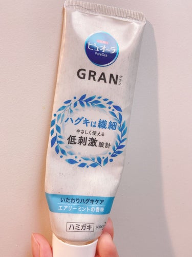 ピュオーラ ピュオーラGRAN いたわりハグキケアのクチコミ「使い切りレビューという名のメモ📝

●「通常800円？のところ今なら半額！」みたいなワゴンに並.....」（1枚目）