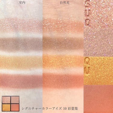 シグニチャー カラー アイズ 10 彩葉集 -IROHAATSUME/SUQQU/アイシャドウパレットを使ったクチコミ（3枚目）