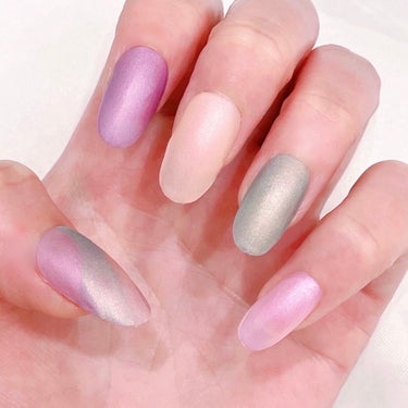 ネイルホリック リミテッドカラー Matte Macaron/ネイルホリック/マニキュアを使ったクチコミ（4枚目）