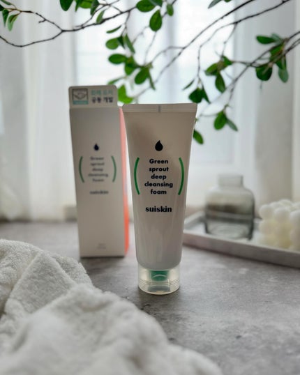 スイスキン 新芽ディープクレンジングフォーム/suiskin/洗顔フォームを使ったクチコミ(1枚目)