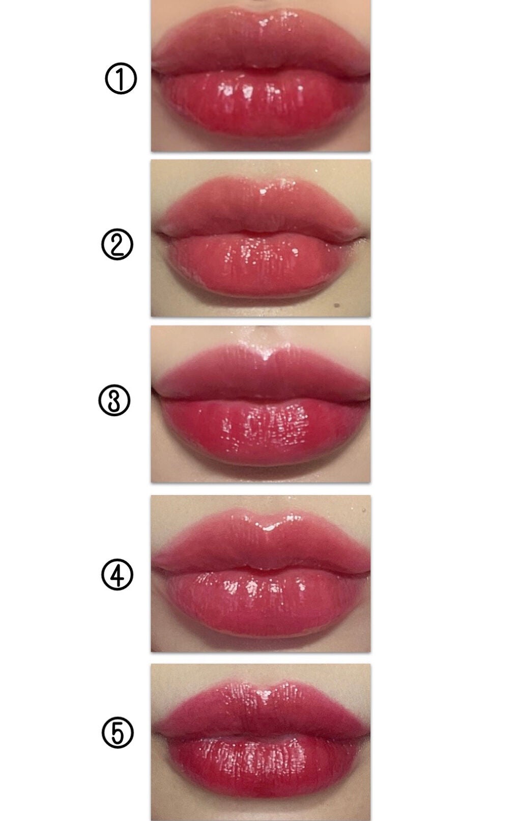 アピュー ウォーターライト ティント/A’pieu/リップティントを使ったクチコミ(4枚目)